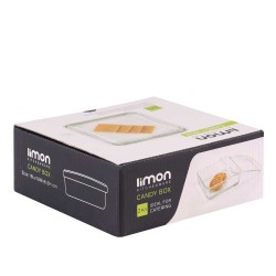 Տարա LIMON 215400 GLASSES CANDY BOX (906950) 