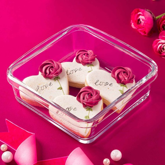 Տարա LIMON 215400 GLASSES CANDY BOX (906950) 