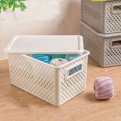 Box and baskets LIMON 215635 ORGANIZER SMALL KNIT DESIGN W/LID (907148) 