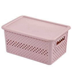 Box and baskets LIMON 215635 ORGANIZER SMALL KNIT DESIGN W/LID (907148) 