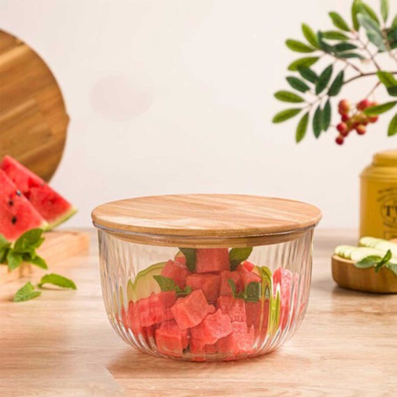 Bowl LIMON 217759 GLASSES W/LID WOOD 1.8L (907858) 