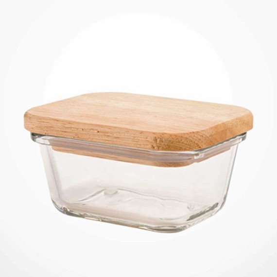 Пищевые контайнеры LIMON 218759 GLASSES W/LID WOOD 180ML (907988) 