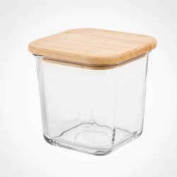 Пищевые контайнеры LIMON 218959 GLASSES W/LID WOOD 860ML (907964) 