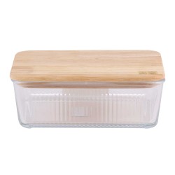 Пищевые контайнеры LIMON 219159 GLASSES W/LID WOOD 1.1L (907940) 