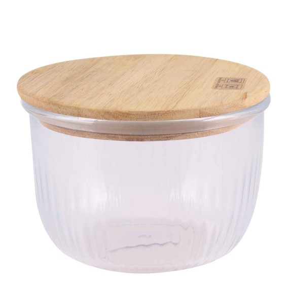 Bowl LIMON 221259 GLASS ROWND W/LID SET 3PC(908350) 