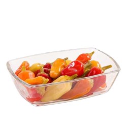Տարա LIMON 222400 GLASSES RECTAN. SET 6PC (908404) 