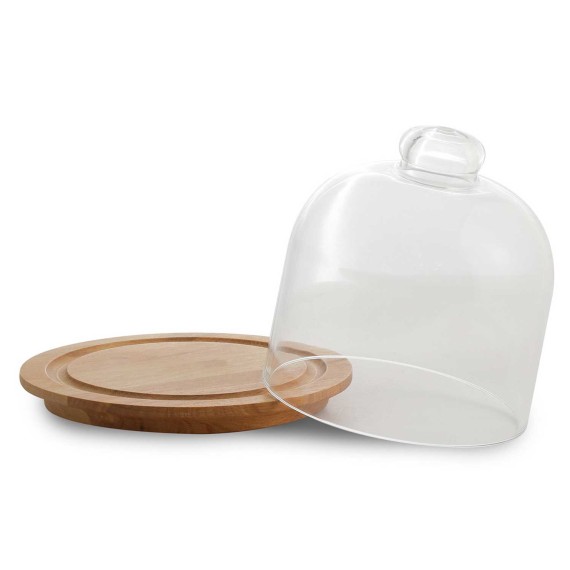Chopping board LIMON 224059 WOOD FOR CHEESE SERVING W/LID (908572)