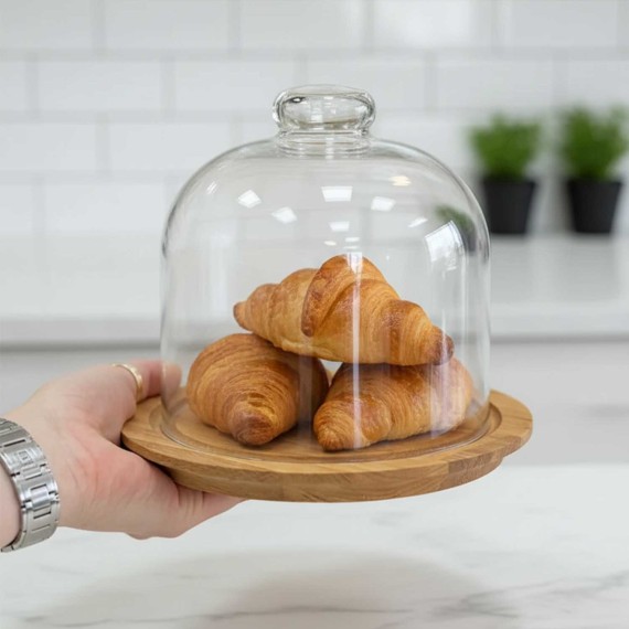 Chopping board LIMON 224059 WOOD FOR CHEESE SERVING W/LID (908572)