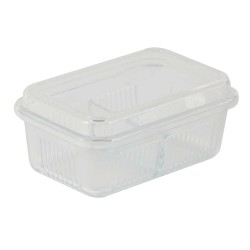 Пищевые контайнеры LIMON 225600 GLASS 2 SECTION  W/LID (908978) 