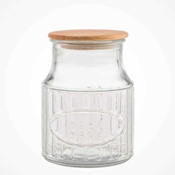 Jar LIMON 226259 W/WOOD LID 1L (909067) 
