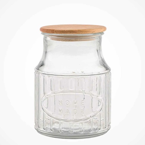Банка LIMON 226259 W/WOOD LID 1L (909067) 