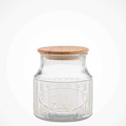 Jar LIMON 226359 W/WOOD LID 800ML (909012) 