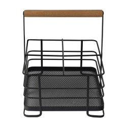 Box and baskets LIMON 231900 SQUAR METAL BLACK BASKET (909210) 