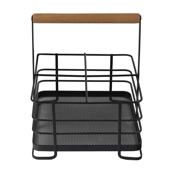 Ящики и карзины LIMON 231900 SQUAR METAL BLACK BASKET (909210) 