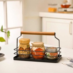 Box and baskets LIMON 232000 RECTANGLE METAL BLACK BASKET (909203) 
