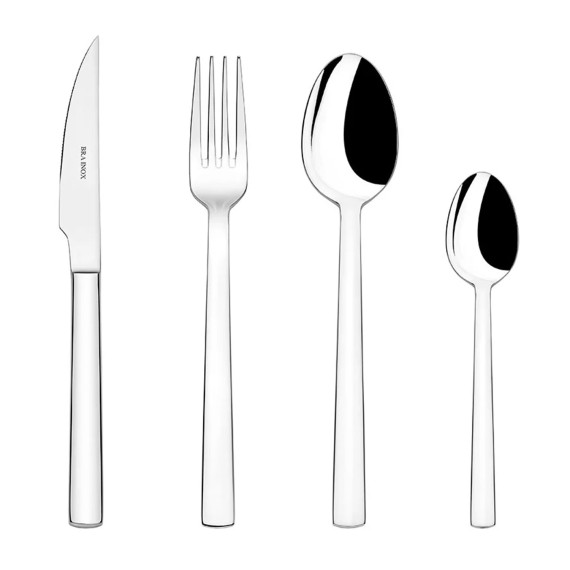 Սեղանի դանակ-պատառաքաղ BRA A040075 TOSCANA 75PC SET W/STEAK KNIFE 