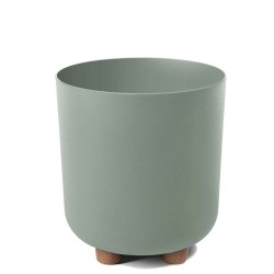 Flower pot LAMELA LA425-87 SOFIA DONICA 240 GRYE-GREEN 