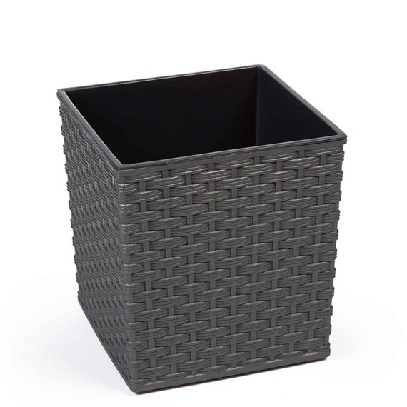 Ծաղկի զամբյուղ LAMELA LA594-50 JUKA RATTAN 190X190 GRAPHITE METALLIC 