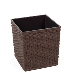 Flower pot LAMELA LA596-83 JUKA RATTAN 300X300 MOKKA 