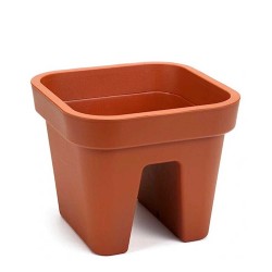 Flower pot LAMELA LA637-31 LOBELIA RECTAN. TERRACOTTA 