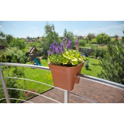 Flower pot LAMELA LA637-31 LOBELIA RECTAN. TERRACOTTA 