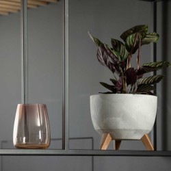 Flower pot LAMELA LA797-87 MISA ROMA 240 GREY-GREEN 