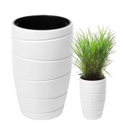 Flower pot LAMELA LA851-05 DONICA MEDIUM PASSA 400 WHITE 