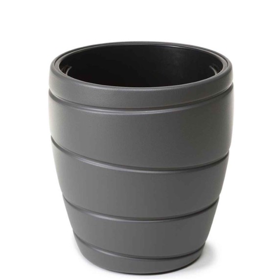 Flower pot LAMELA LA851-82 DONICA MEDIUM PASSA 400 ANTHRACIDE 