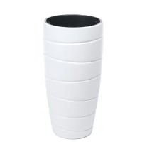 Flower pot LAMELA LA852-05 DONICA BIG PASSA 400 WHITE 