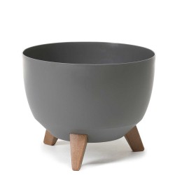 Flower pot LAMELA LA880-87 MISA ROMA 290 GREY-GREEN 