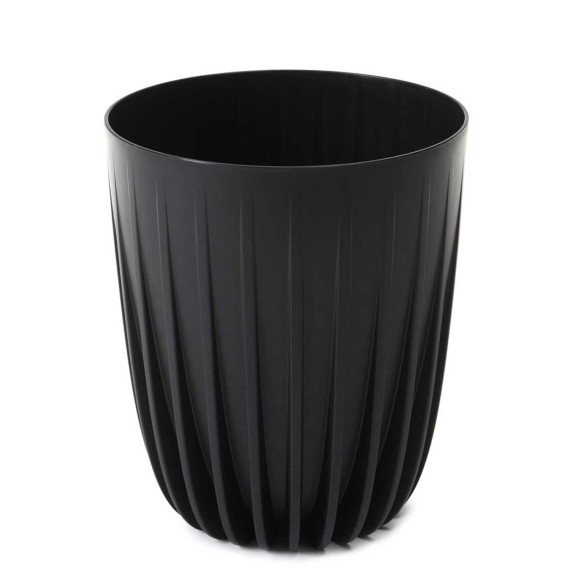 Flower pot LAMELA LA918-04 MIRA ECO RECYCLED 300 BLACK 
