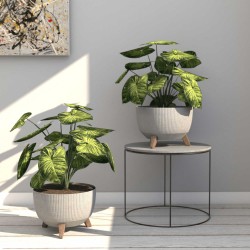 Flower pot LAMELA LA956-74 MISA ROMA JUMPER ECO RECYCLED 240 CREAM 