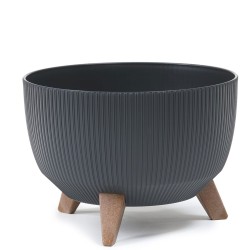 Flower pot LAMELA LA956-87 MISA ROMA JUMPER ECO RECYCLED 240 GREY-GREEN 