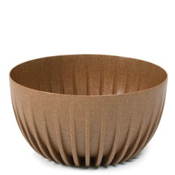 Flower pot LAMELA LA987-38 MIRA ECO WOOD 300 NATURAL WOOD 