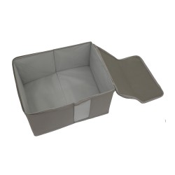 Ящик для хранения XIMI 6941963978996 MEDIUM STORAGE BINS WITH ZIPPERS AND CLEAR WINDOW (978996)