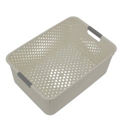 Ящик для хранения XIMI 6941963979375 A ROOM HOLLOW PLASTIC STORAGE BOXES L (WHITE) (979375)
