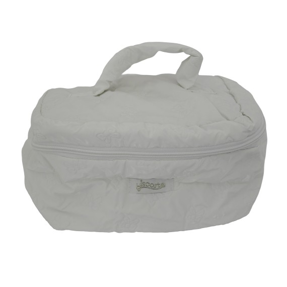 Կոսմետիկ պայուսակներ XIMI 6941963982436 GIRLISH BOWKNOT GLOSSY PORTABLE LARGE CAPACITY TOILETRIES MAKEUP BAG (982436)