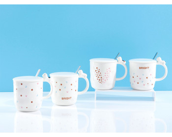 ceramics and plastic cups XIMI 6931664195723 KITTEN CUP 350ML
