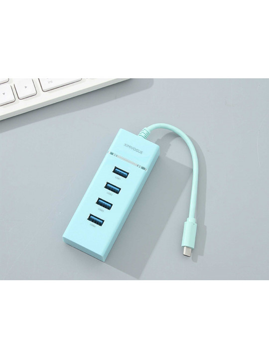 Accessories for smartphone XIMI 6941241683499 USB WITH 4PORTS GREEN