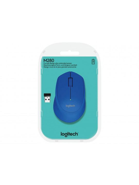 Mouse LOGITECH M280 WIRELESS (BLUE) L910-004290