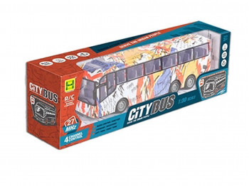 Transport ZHORYA ZY1225077 1:30 Four-way RC car with light and watermark bus 