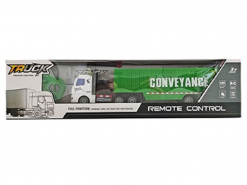 transport ZHORYA ZY1264317 Four-way remote control container truck (including electricity) 