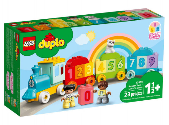 Կոնստրուկտոր LEGO 10954 Duplo Թվերով գնացք - սովորումենք հաշվել 