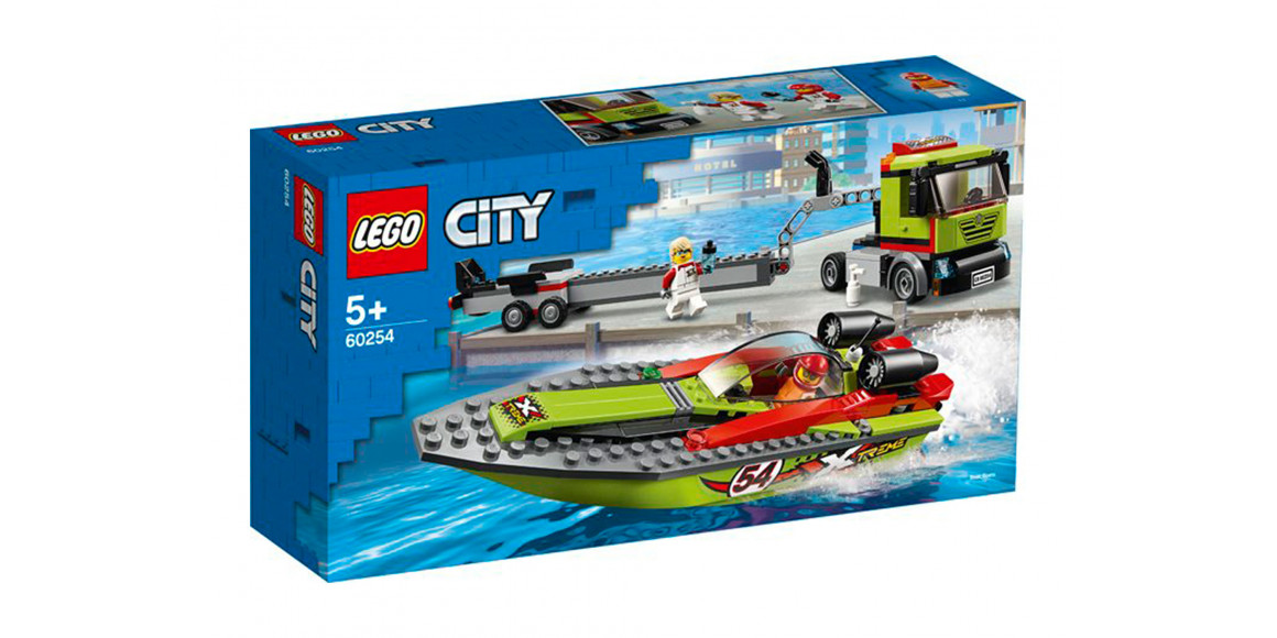 կոնստրուկտոր LEGO 60254 City Արագընթաց նավերի քարշակ 