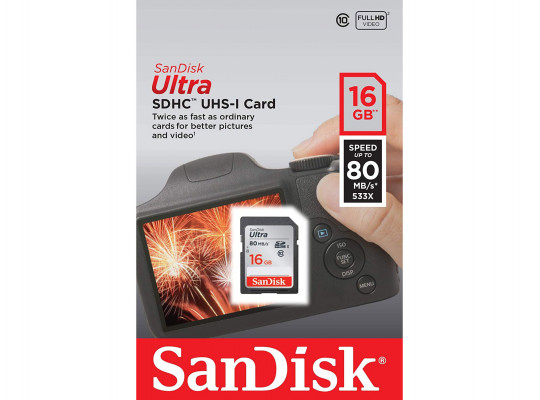 հիշողության քարտ SANDISK SD SDSDUNC-016G-GN6IN16GB 