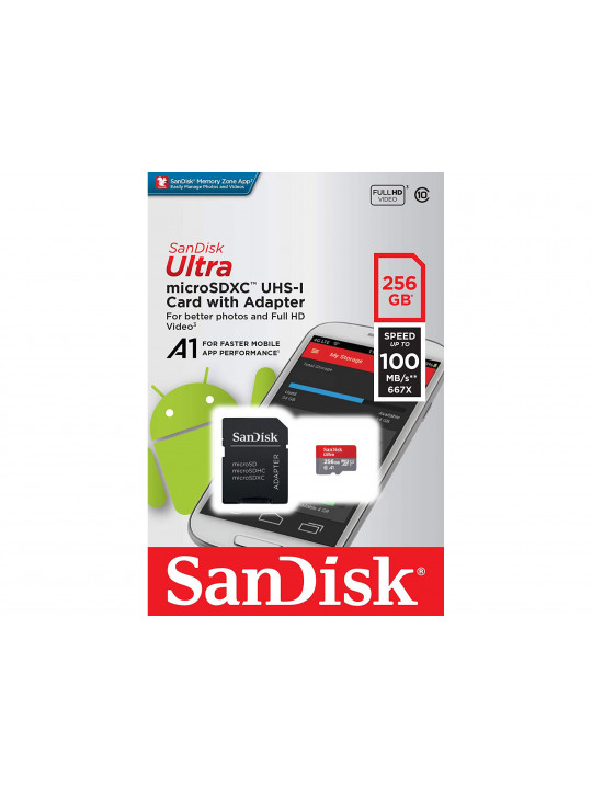 Memory card SANDISK MICRO SD SDSQUA4-256G-GN6MA 256GB 
