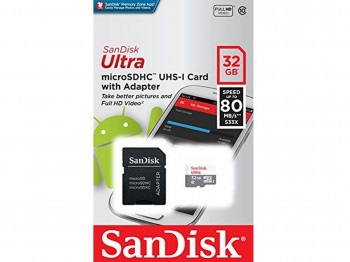 Հիշողության քարտ SANDISK MICRO SD SDSQUNS-032G-GN3MA 32GB 