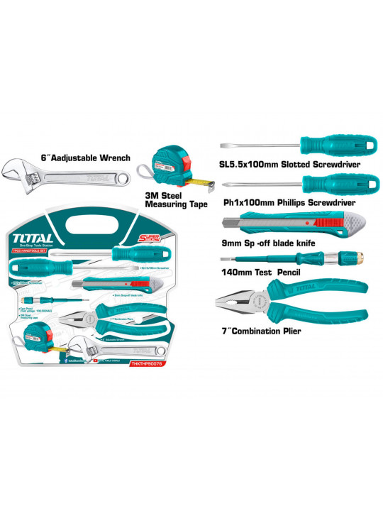 Tools set TOTAL THKTHP90076 