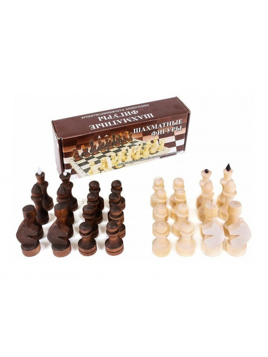Սեղանի խաղեր NARDI Шахматные фигуры обиходные парафинированные P-6