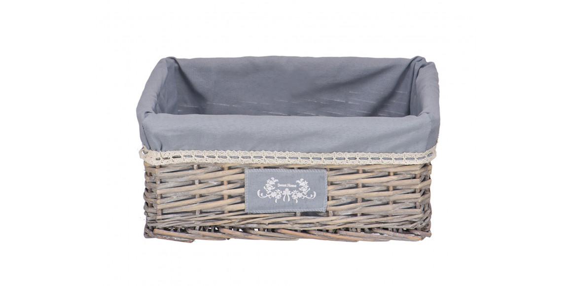 Laundry basket MAGAMAX EW-19M RECTANGULAR GREY 